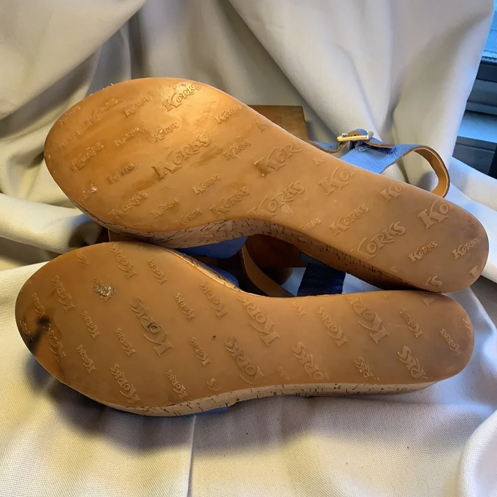 Korks by Kork-Ease almost NEW leather platforms